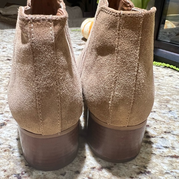 Sarto by Franco Sarto Seville Leather Brown Chelsea Booties Boots 9 - Picture 10 of 12